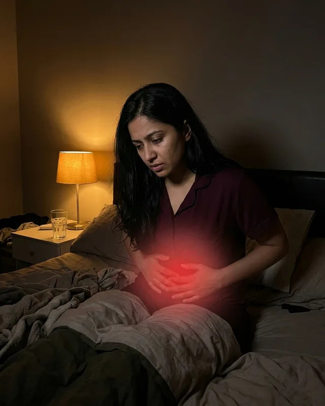 Awake at night with cramps
